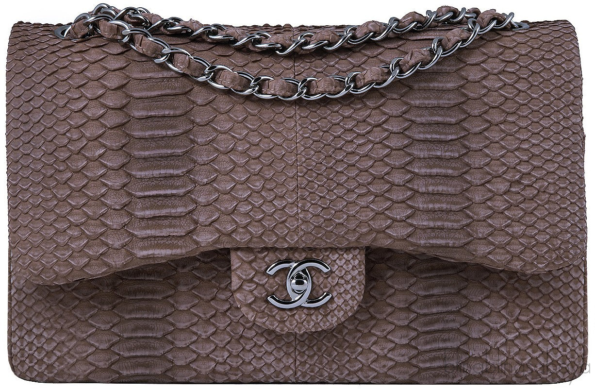 Jumbo CC Brown Python Flap