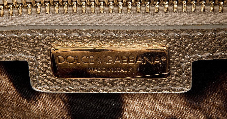 Metallic Gold Dolce Bag