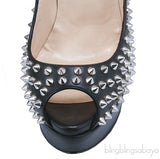 Lady Peep Toe Spikes 150 Pump