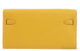 Kelly To Go Bag Wallet Jaune Ambre