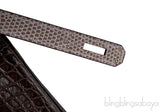 Birkin Ghillies Croc Lizard Ostrich