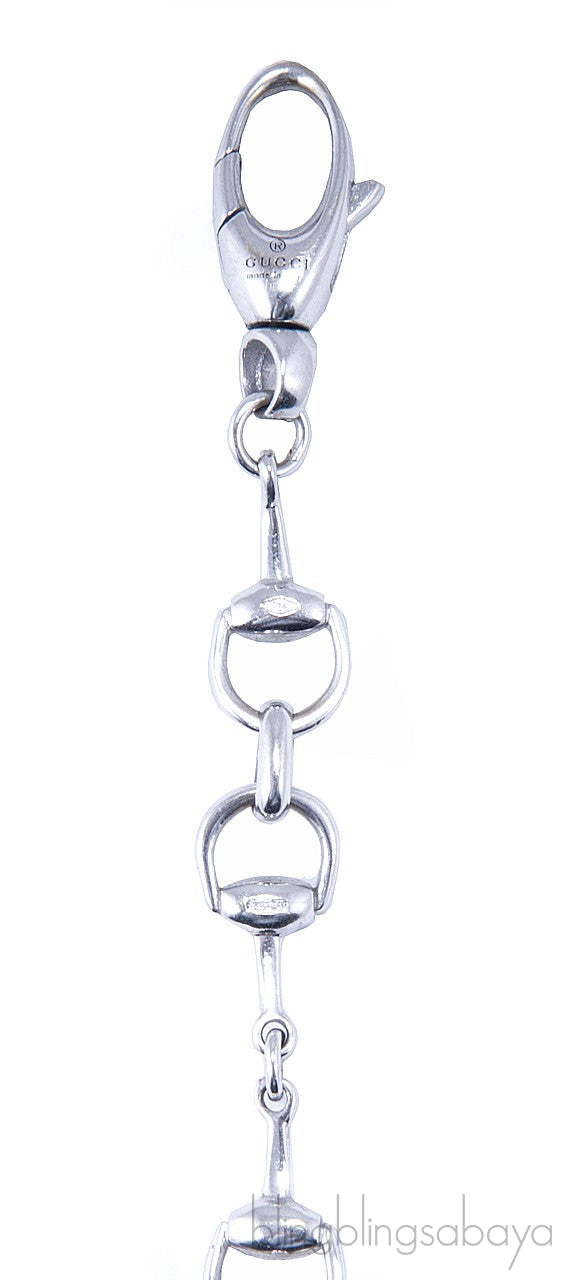 White Gold Horsebit Bracelet