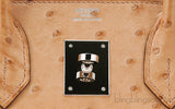 Birkin 30 Natural Gold Ostrich PHW