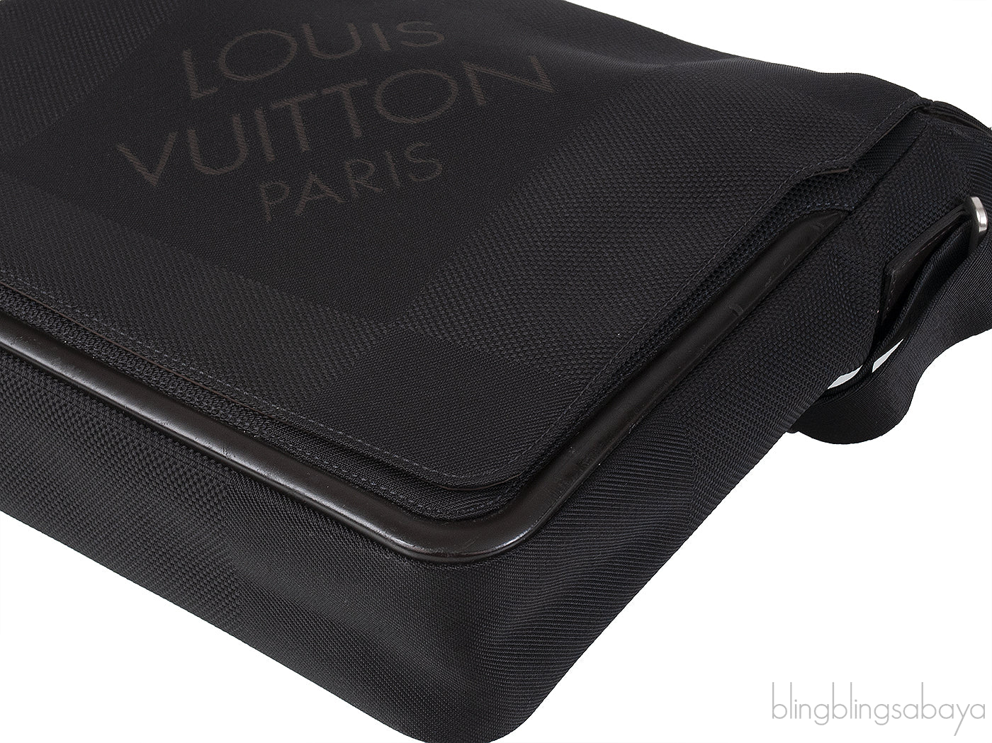 Louis Vuitton Black Denier Geant Canvas Messenger