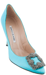 Tiffany Blue Satin Hangisi Pump