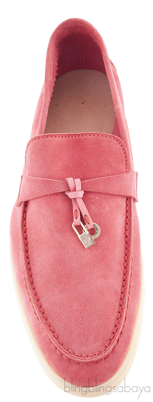 Summer Charms Walk Pinkish Red Loafers
