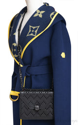 X Nicholas Kirkwood Black Serpenti Forever Crossbody Bag