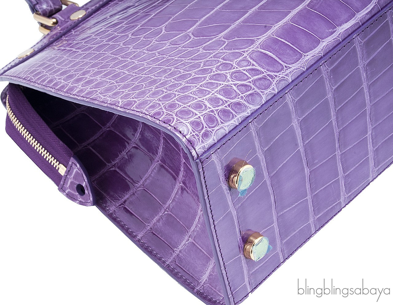 Brea MM Purple Alligator