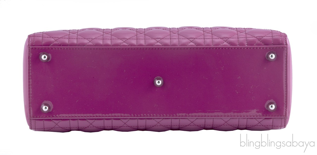 Patent Fuschia Pink Lady Dior