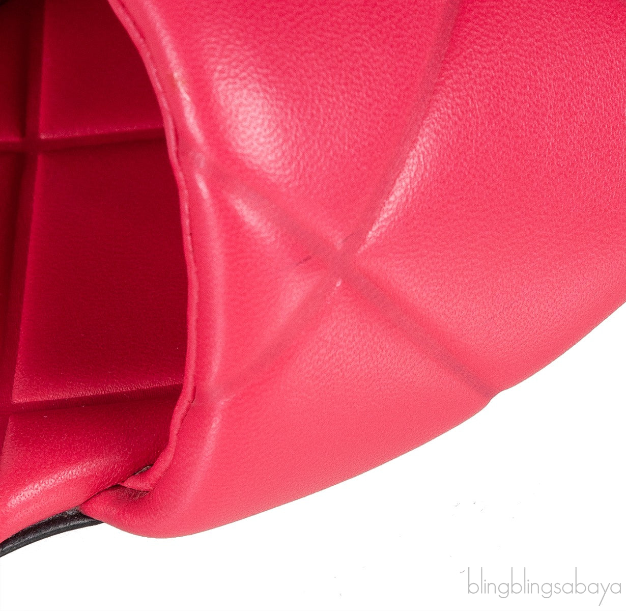 Bottega Veneta Fuchsia BV Rubber Lido Sandals