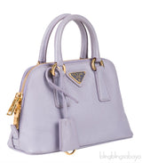 Glicine Saffiano Mini Promenade Bag