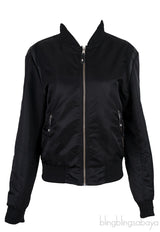 Black Bomber Jacket