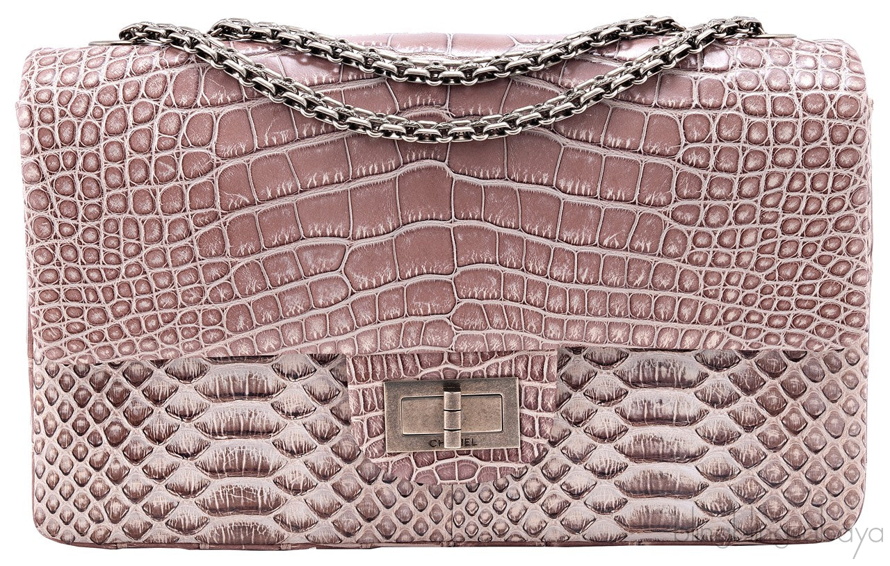 2.55 Reissue Alligator Nude Flap Bag
