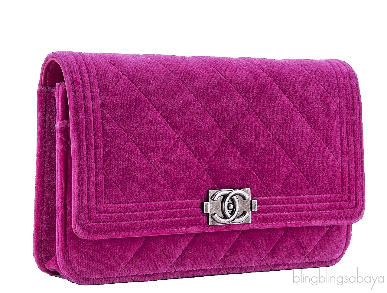 Pink Le Boy Wallet in Chain