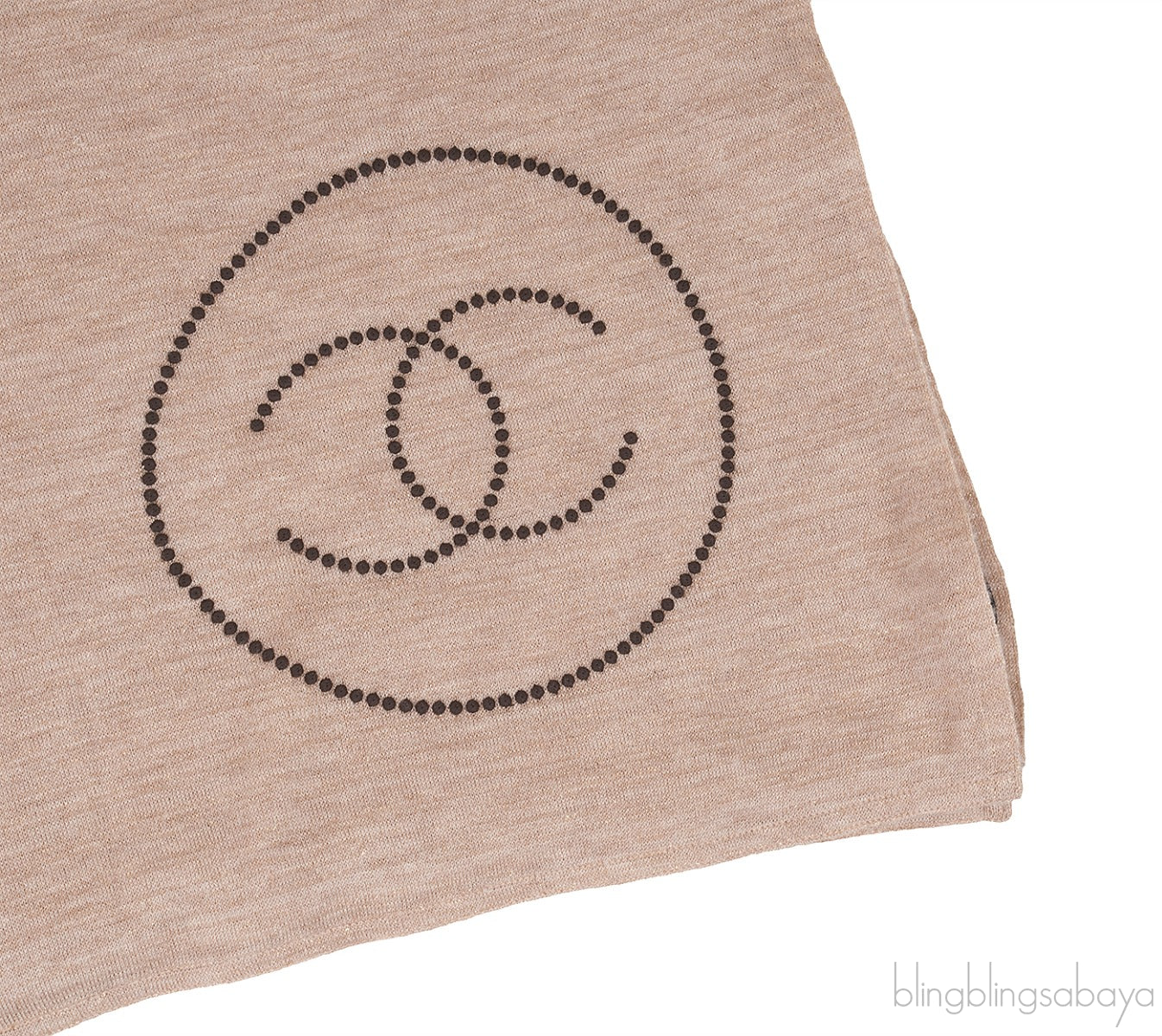 Brown Metallic CC Huge Shawl