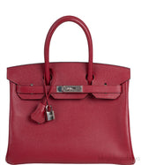 Birkin 30 Rubis Epsom PHW