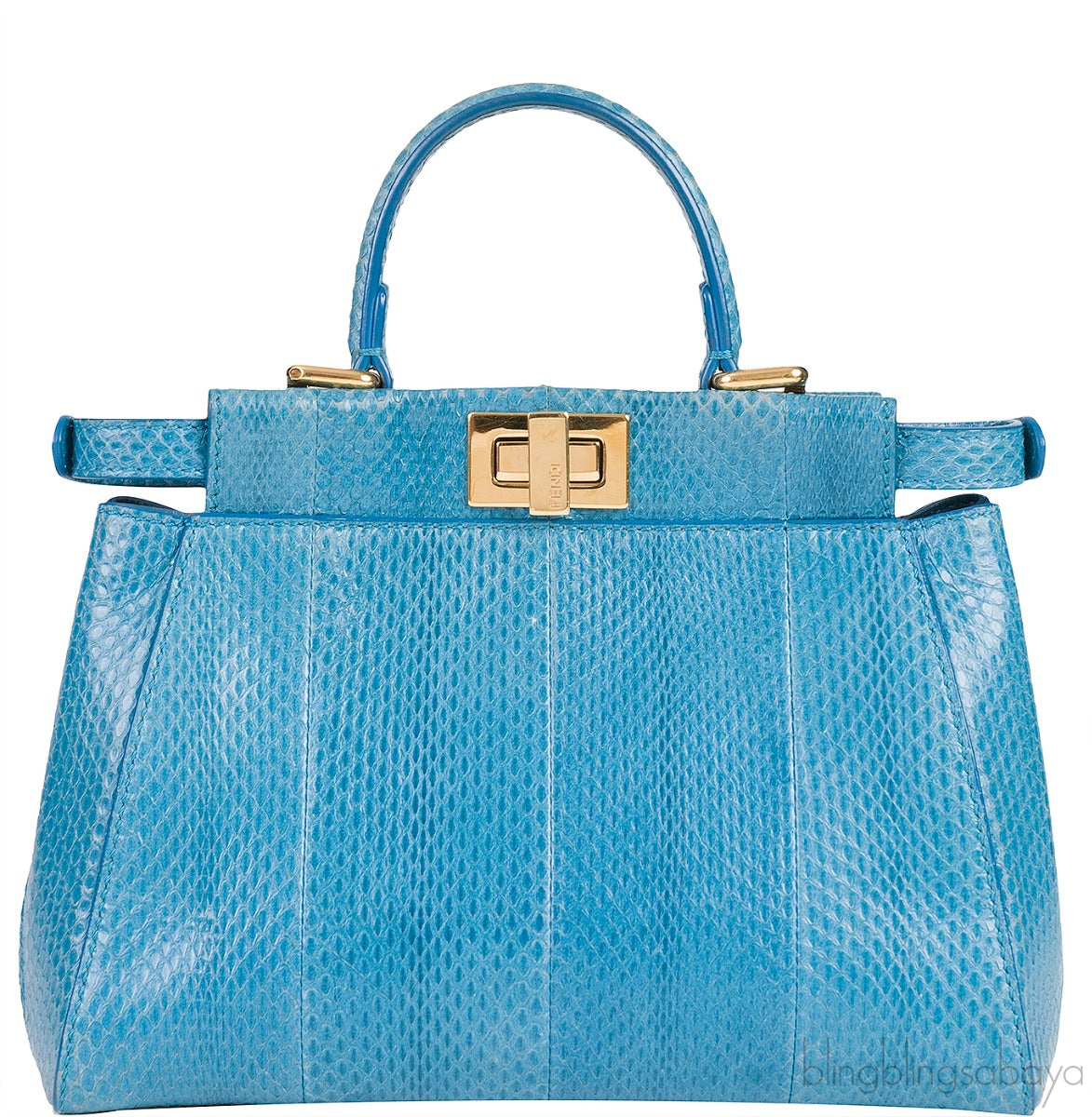 Blue Python Mini Peekaboo