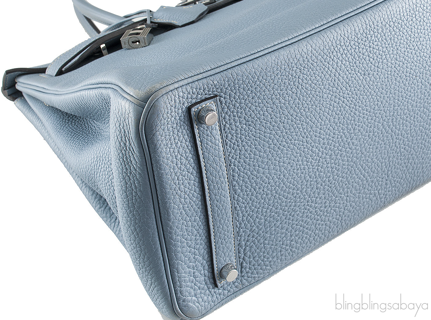 Birkin 35 Blue Lin Togo PHW