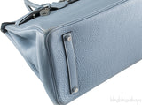 Birkin 35 Blue Lin Togo PHW