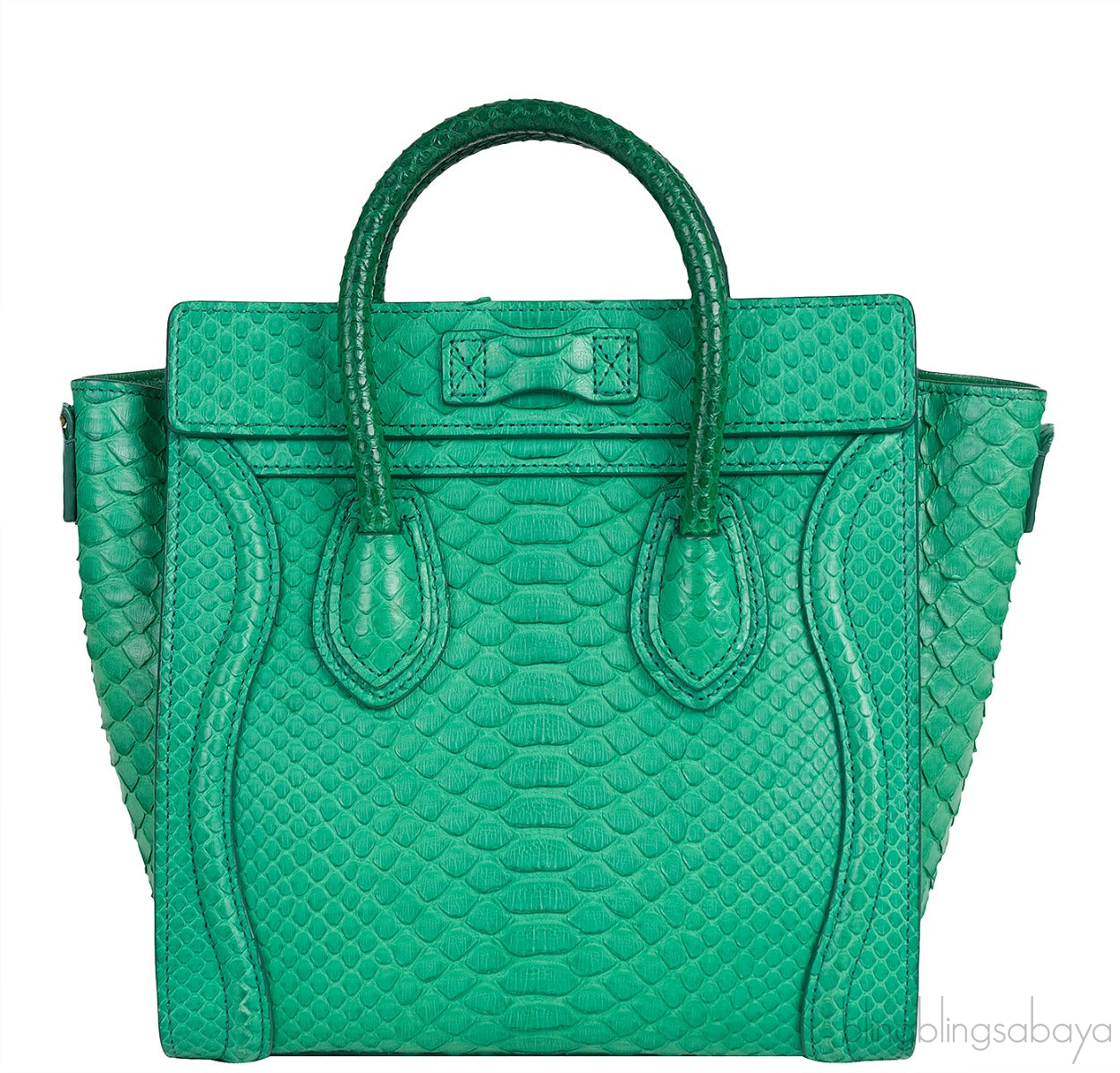 Green Python Nano Luggage