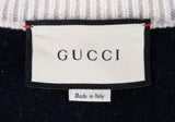 GG Tri-color Knitted Wool Jacket