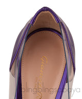 Red & Purple Plexi Pumps