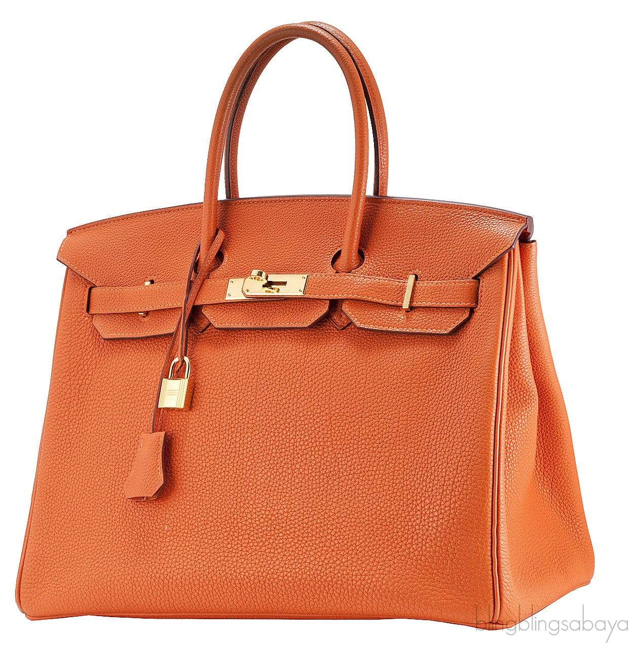 Birkin 35 Orange Togo GHW