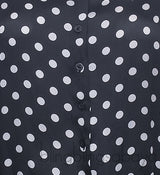 Polka Dot Peplum Blouse