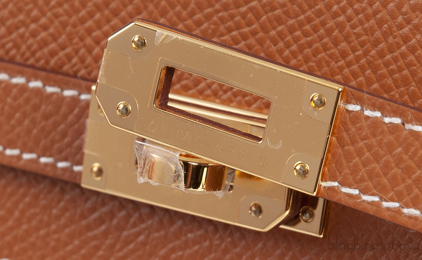 Kelly Classique To Go Gold Epsom Wallet