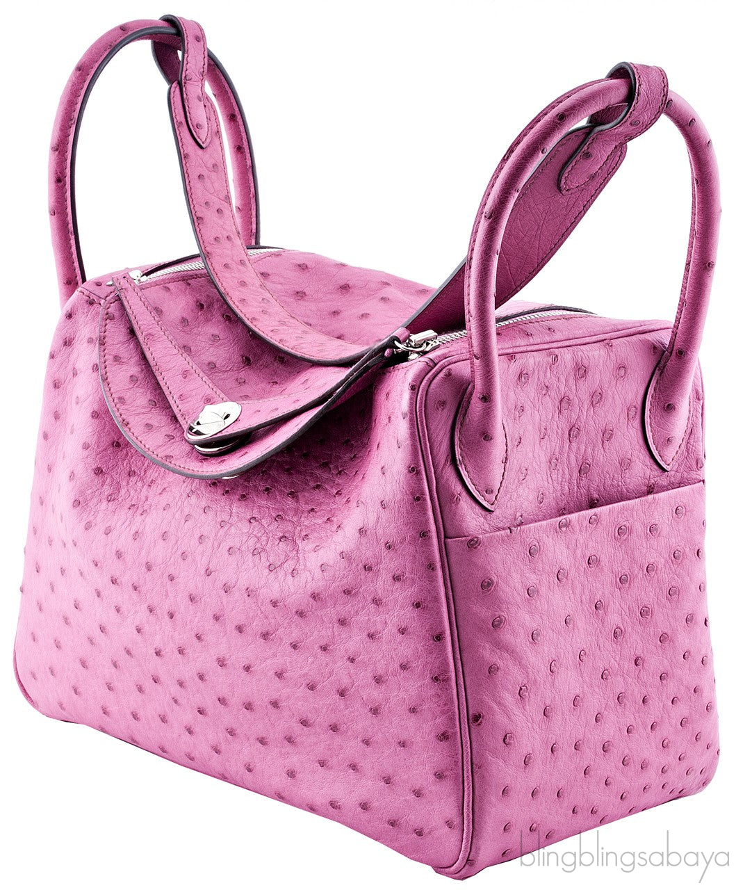 Lindy Ostrich Fushia