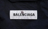 Balenciaga Logo Print Zip-Up Tri-color Jacket