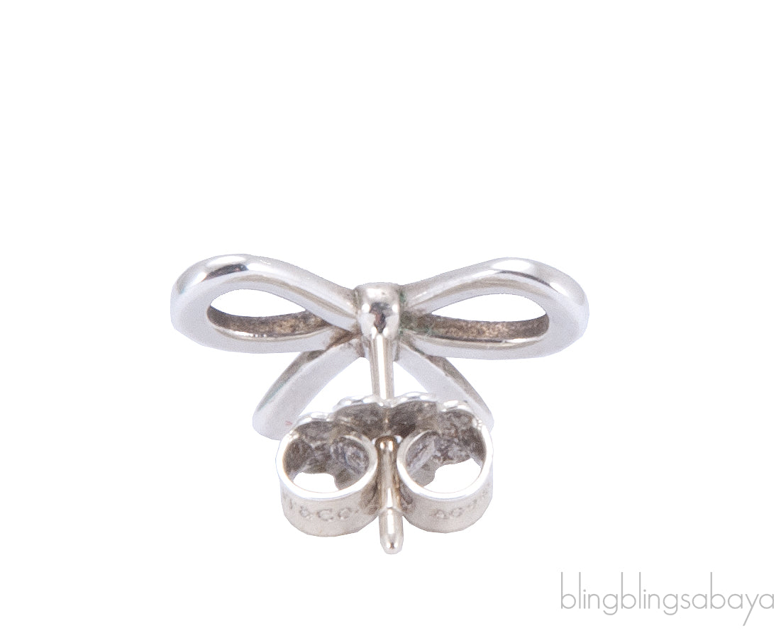 Sterling Silver Bow Earrings
