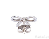 Sterling Silver Bow Earrings