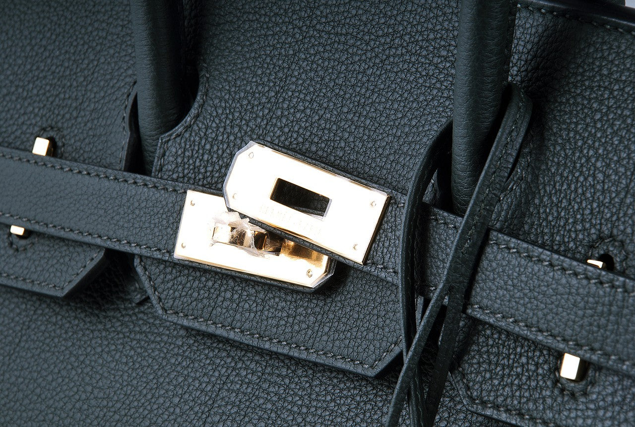 Birkin 30 Vert Fonce Togo