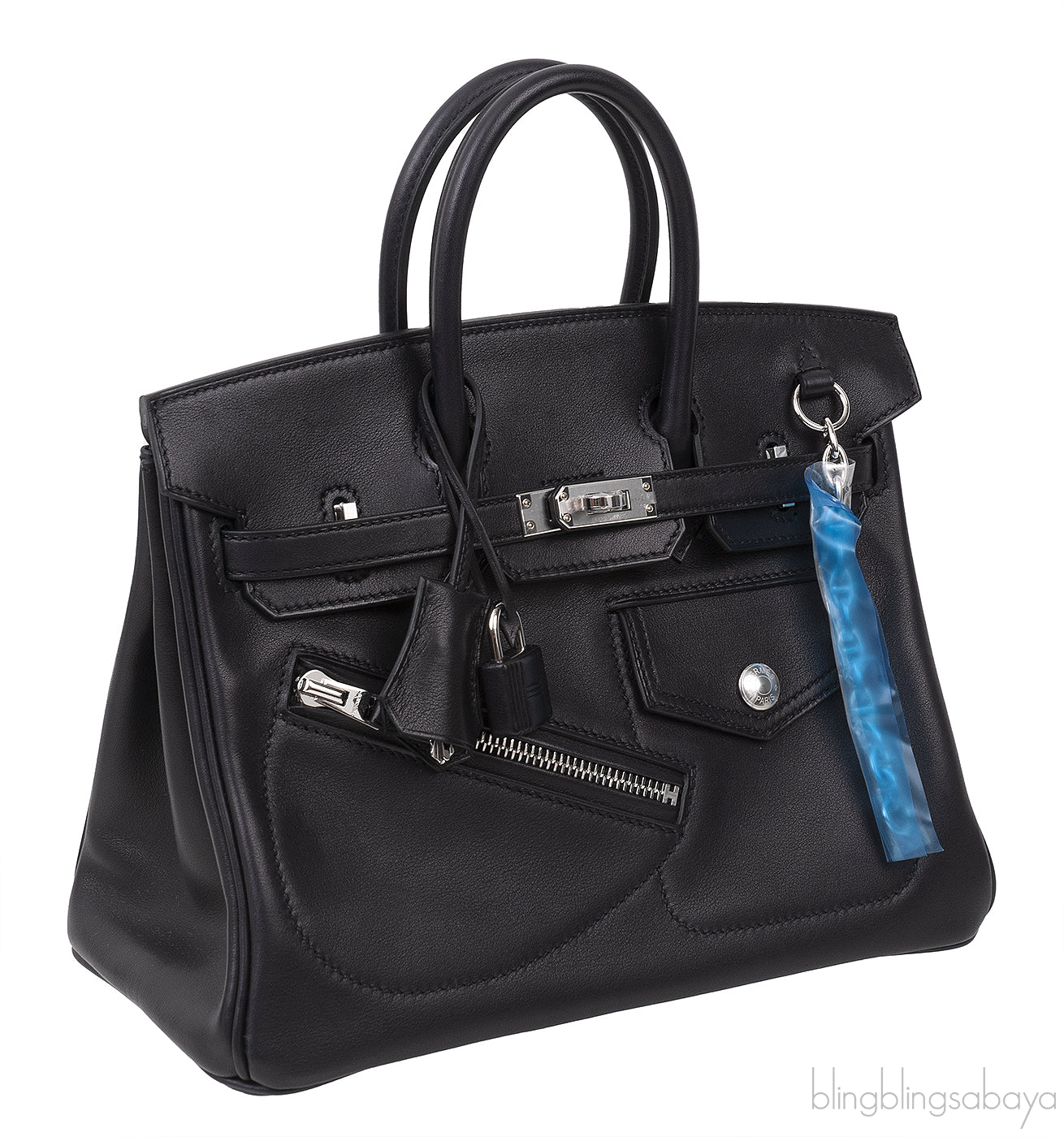 Birkin Rock 25 Black Volupto PHW Hermes Limited Edition