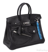 Birkin Rock 25 Black Volupto PHW Hermes Limited Edition