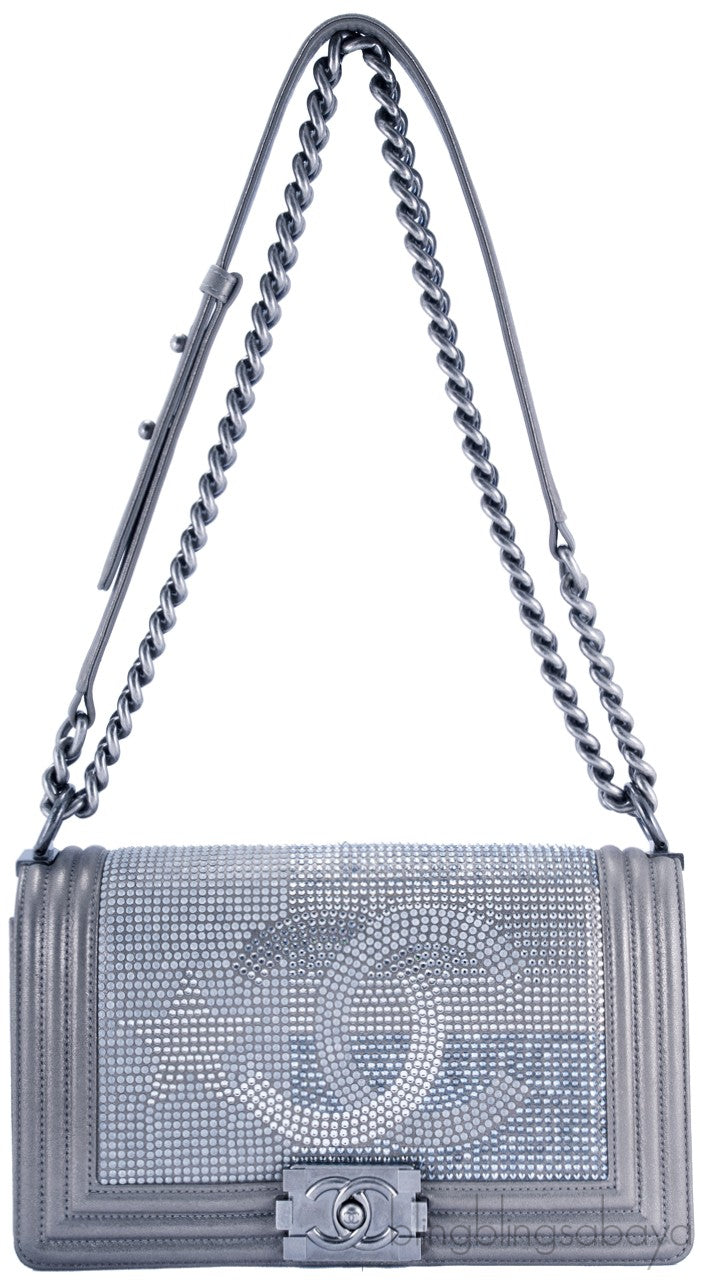 Le Boy Metallized CC Flap Bag