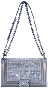 Le Boy Metallized CC Flap Bag