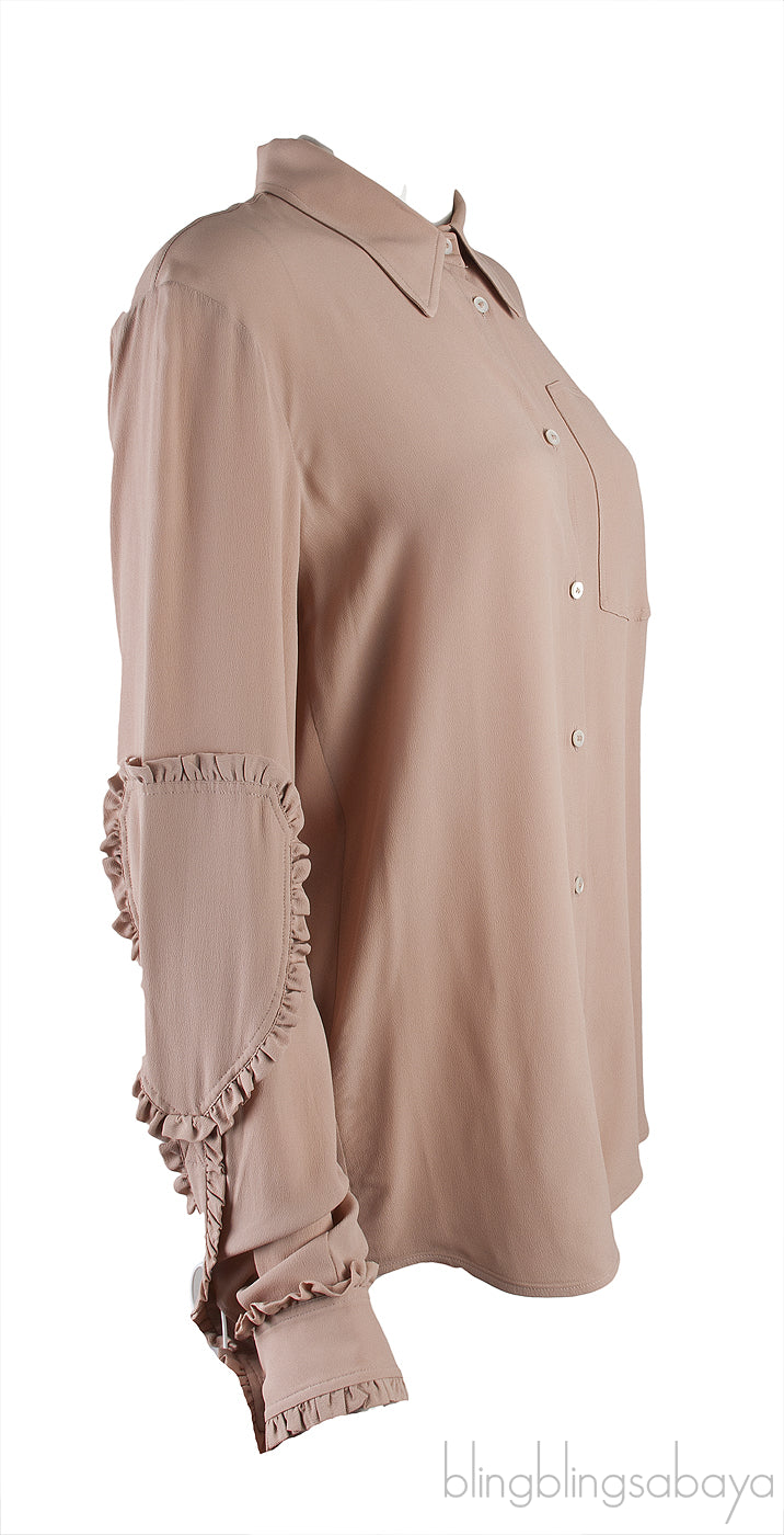 Donna Nude Long Sleeve Shirt