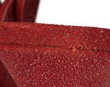 Yves Saint Laurent Red Glitter Finish Tribute Sandals 37.5
