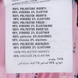 Pink Pleated Logo Print Skirt
