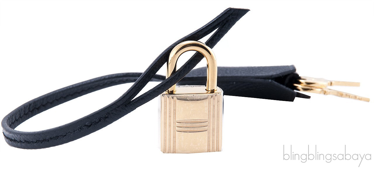 Kelly 35 Black Sellier Epsom GHW