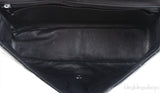 Classic Black Patent Jumbo Quilted Bag