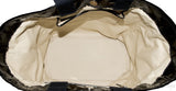 Beige Lace-appliquéd Raffia Tote