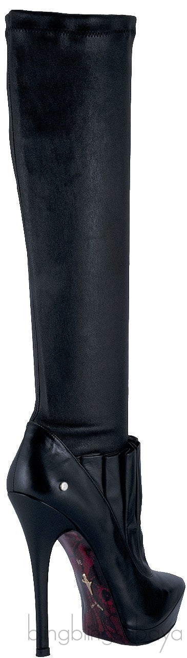 Black Leather Boots