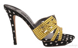 Polka Dot Swarovski Sandals