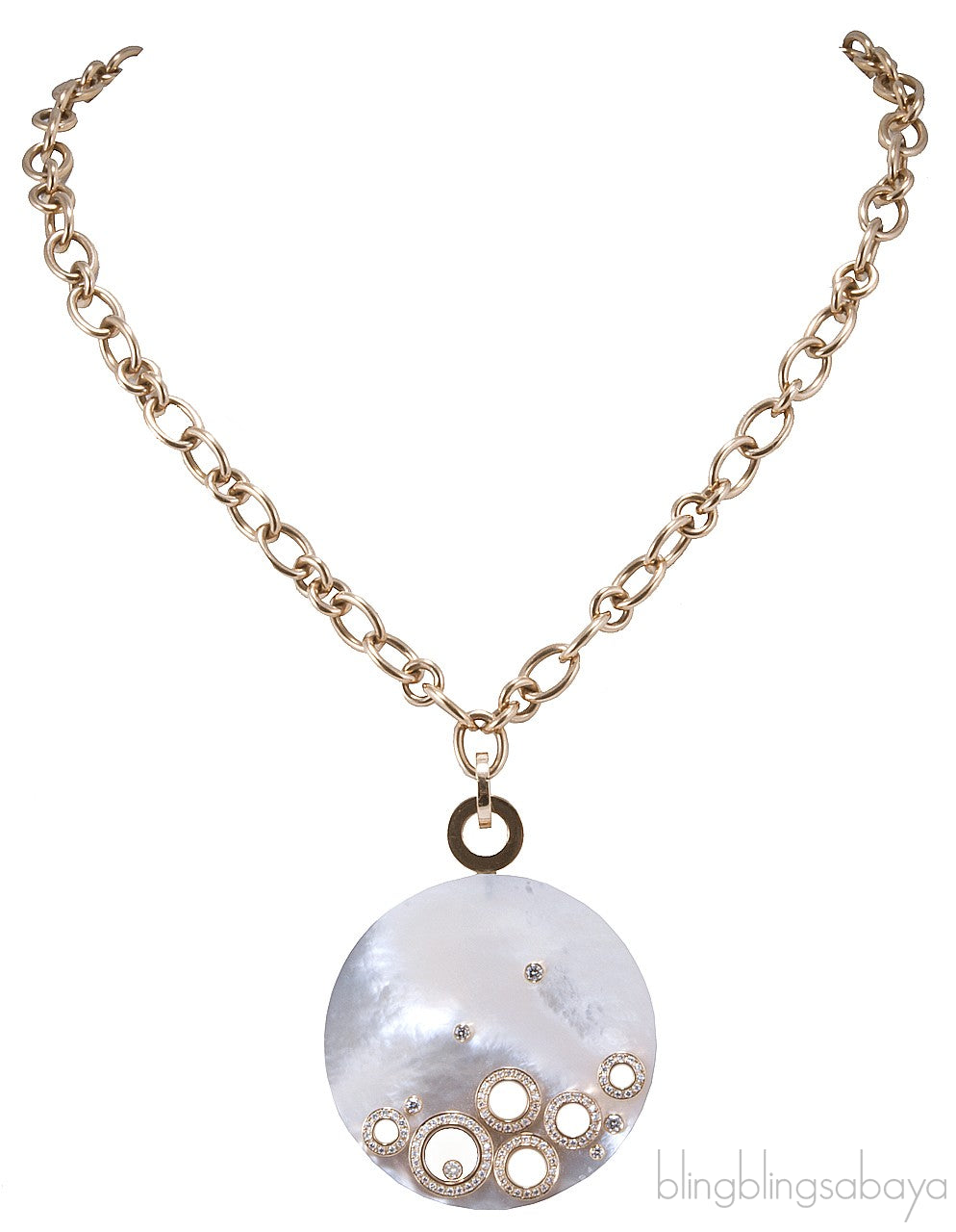 Happy Diamond Mother of Pearl Nec.