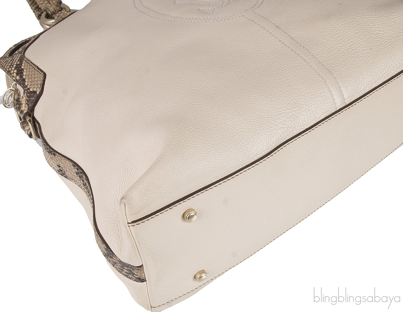 Python Trimmed Marcello De Cartier Bag