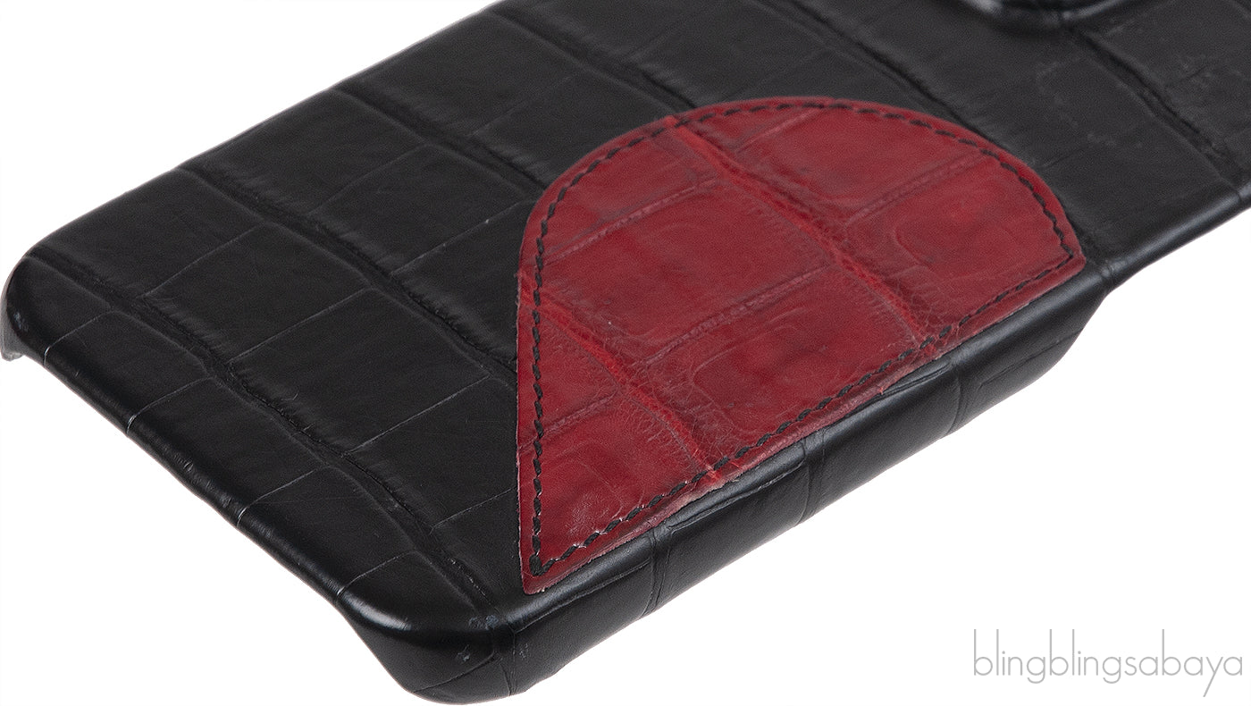 Laboted Iphone 13 Pro Max Classic Case Half Heart Alligator
