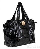 Hysteria Black Patent Leather Tote